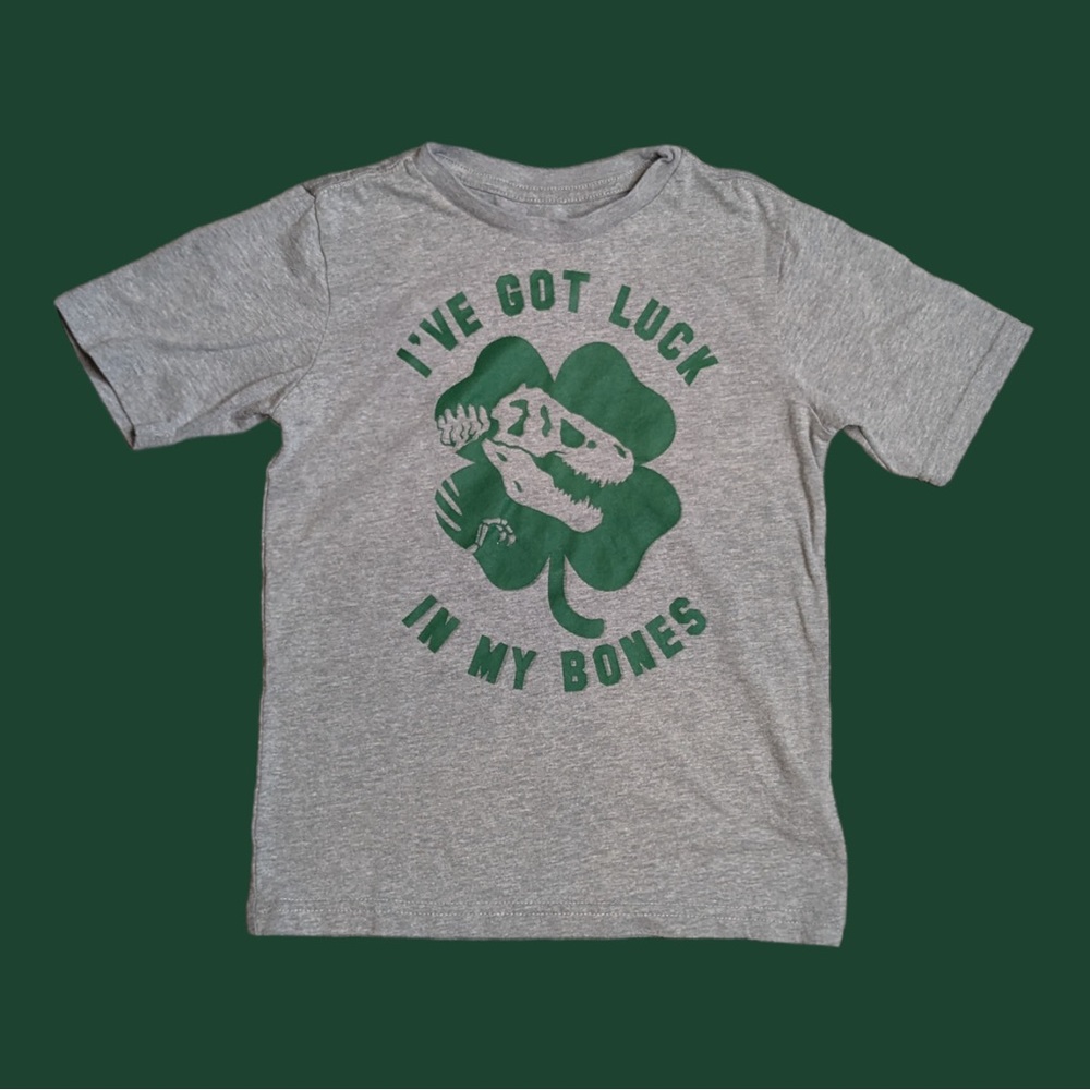 Luck in my bones tee